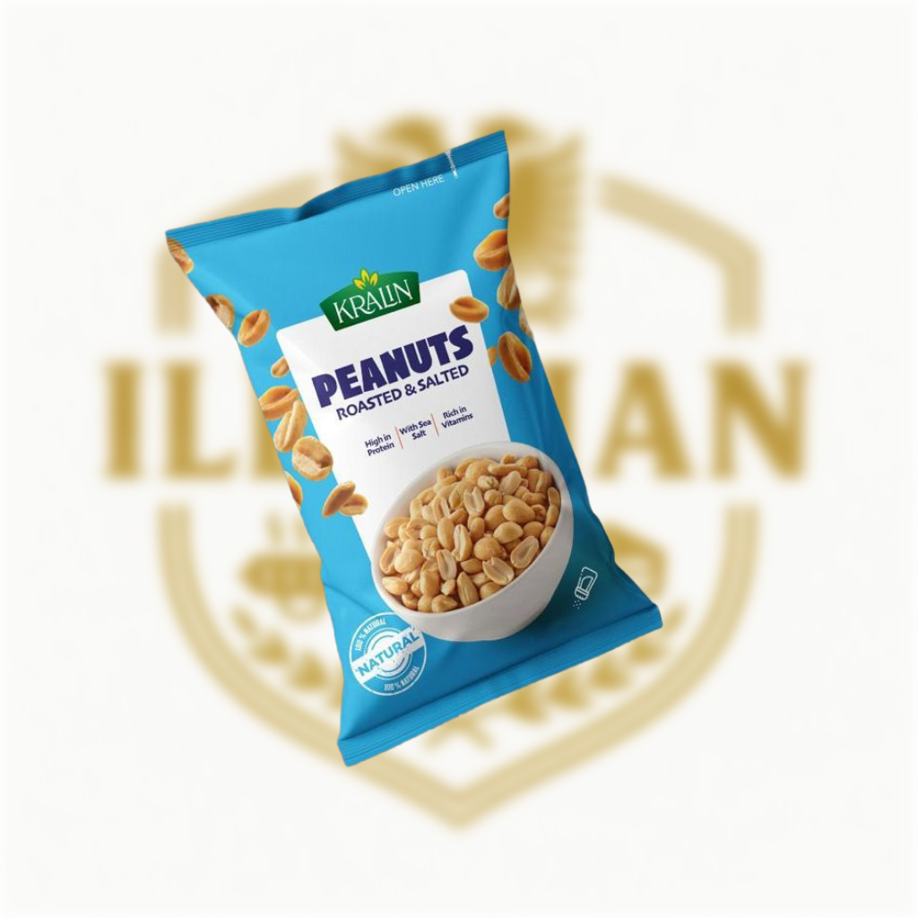 Kralin Geröstete & Gesalzene Erdnüsse 45gr