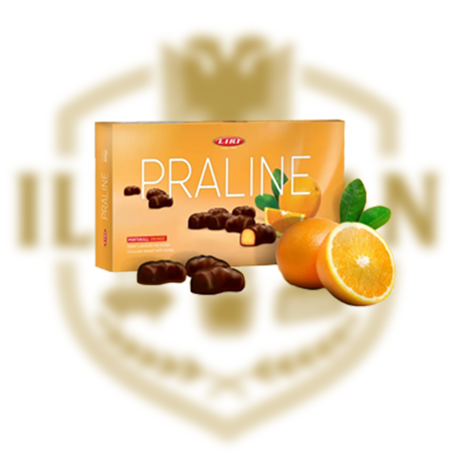 Praline Orange 250gr